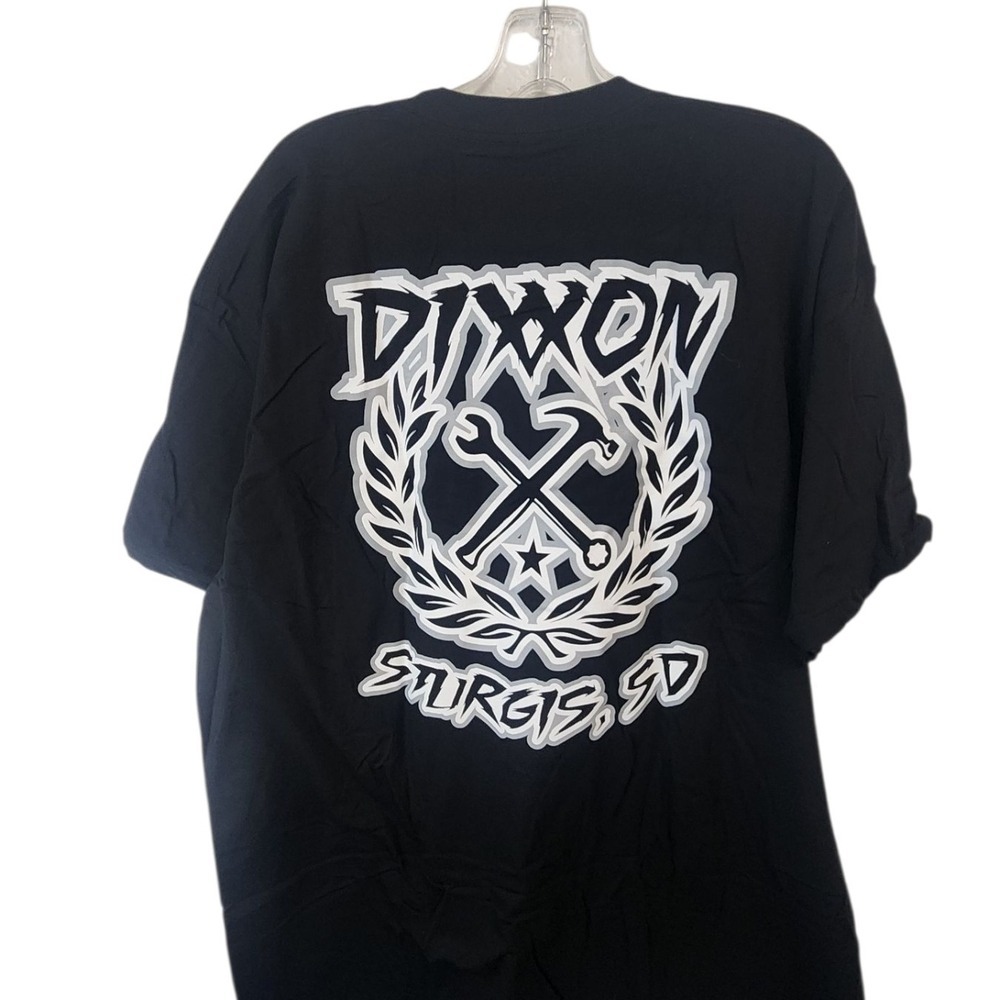 Dixxon Sturgis SD Black Graphic T-Shirt Biker Motorcycle Short Sleeve Mens